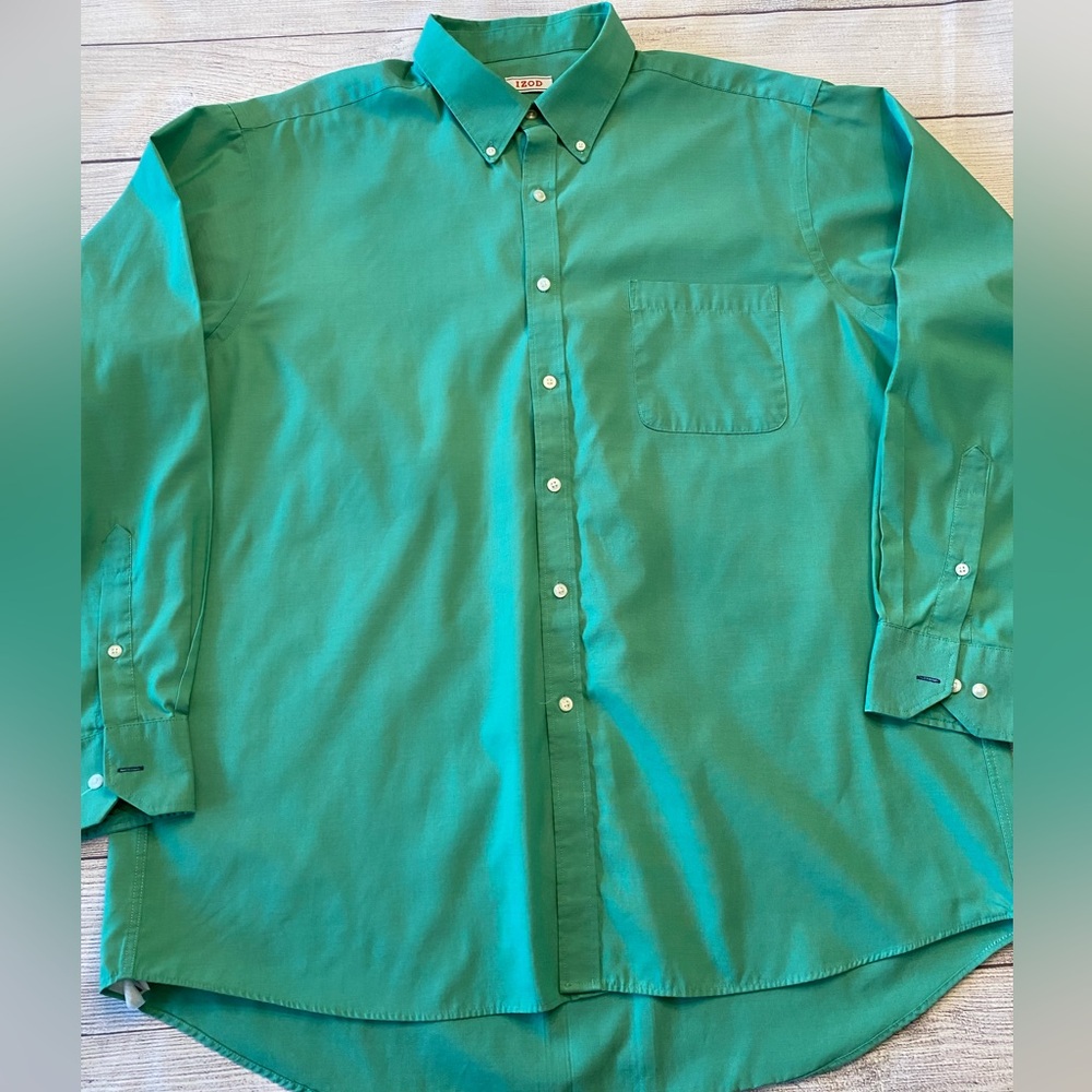 Green Izod Dress Shirt